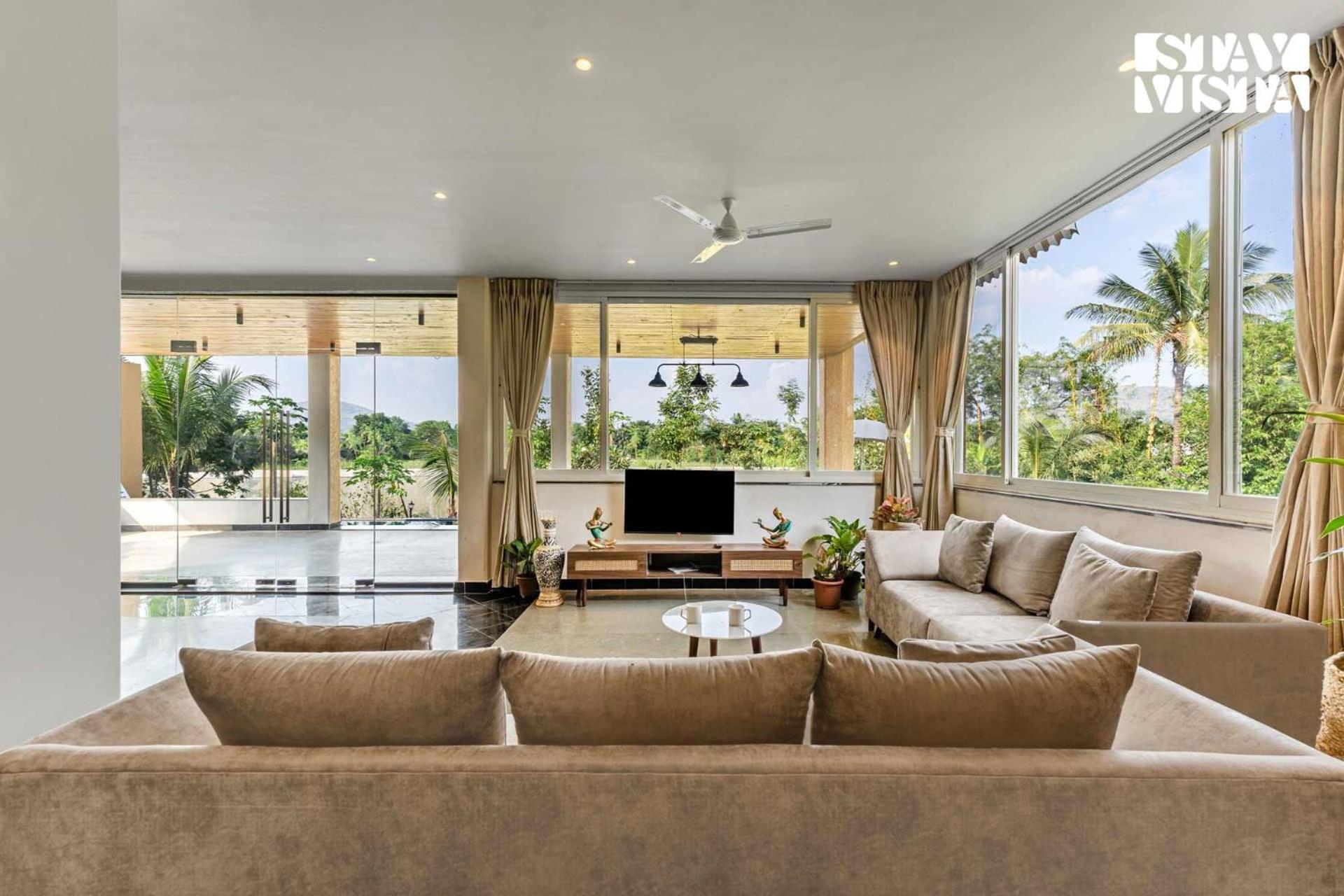 Stayvista At Countryside Meadows With Pool, Ac Pune Ngoại thất bức ảnh